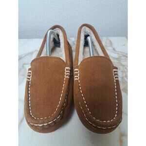 DREAM PAIRS Women's Slippers Sz 8 M Brown Suede Casual Slip On Shoes